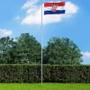 vidaXL Kroatiens flag 90x150 cm - Flag & vimpler