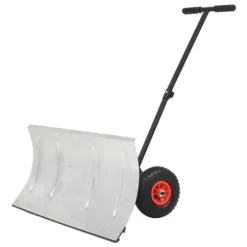 vidaXL manuel snerydder med hjul 100 x 44 cm - Sneskovle