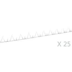 vidaXL murpigge 25 stk. 1 m stål