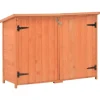 vidaXL opbevaringsskur til haven 120x50x91 cm træ - Skure & Redskabsskure