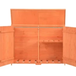 vidaXL opbevaringsskur til haven 120x50x91 cm træ - Skure & Redskabsskure