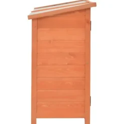 vidaXL opbevaringsskur til haven 120x50x91 cm træ - Skure & Redskabsskure