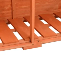 vidaXL opbevaringsskur til haven 120x50x91 cm træ - Skure & Redskabsskure