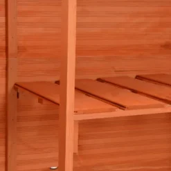 vidaXL opbevaringsskur til haven 120x50x91 cm træ - Skure & Redskabsskure