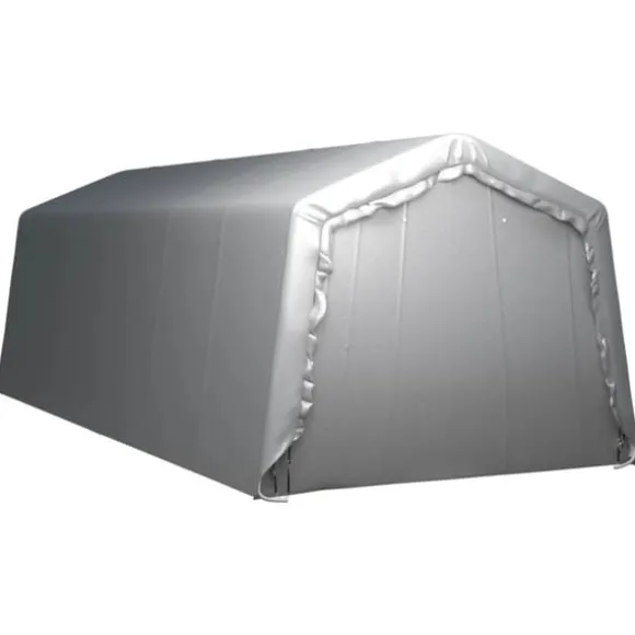vidaXL opbevaringstelt 300x750 cm stål grå - Skure & Redskabsskure