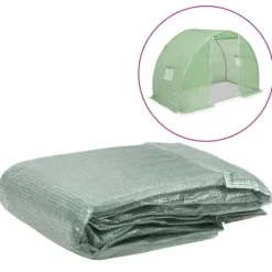 vidaXL overtræk til drivhus (4,5 m²) 300x150x200 cm grøn - Havearbejde