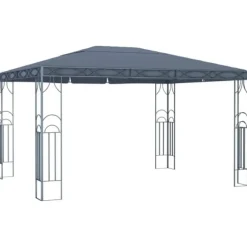 vidaXL pavillon 400 x 300 cm antracitgrå - Festtelte & havepavilloner