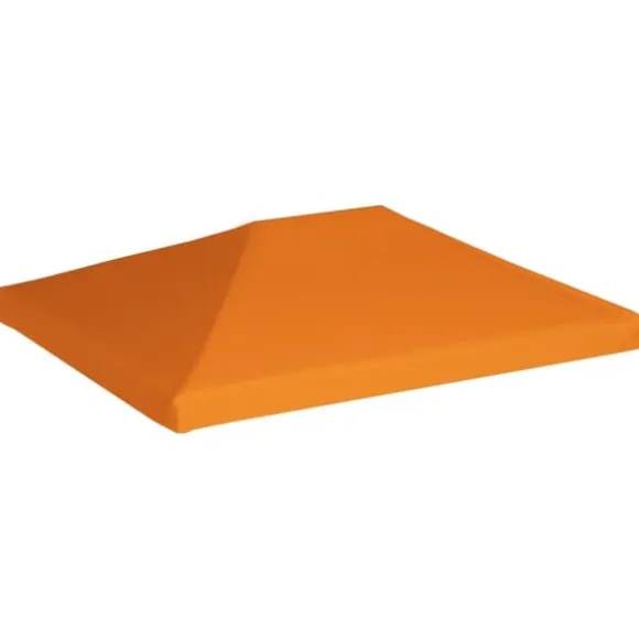 vidaXL pavillontopdække 310 g/m² 4 x 3 m orange - Festtelte & havepavilloner – tage