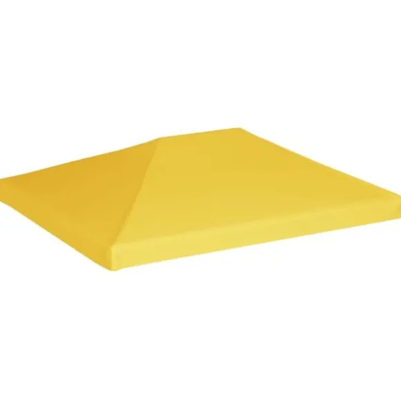 vidaXL pavillontopdække 270 g/m² 4x3 m gul - Festtelte & havepavilloner – tage