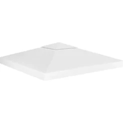 vidaXL pavillontopdække i 2 lag 3x3 m 310 g/m² hvid - Festtelte & havepavilloner – tage