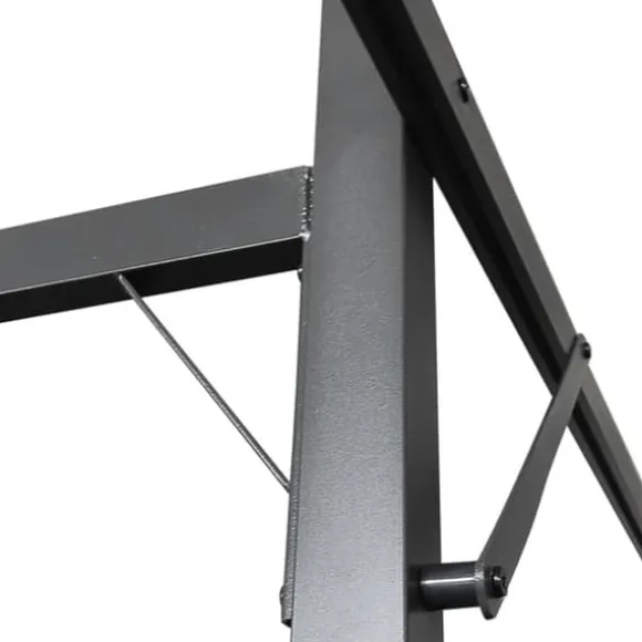 vidaXL pergola med sammenrulleligt tag 395x292x230 cm antracitgrå - Festtelte & havepavilloner