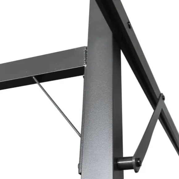 vidaXL pergola med sammenrulleligt tag 295x292x230 cm antracitgrå - Festtelte & havepavilloner