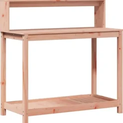 vidaXL plantebord med hylder 108x50x109,5 cm massivt douglasgran - Planteborde