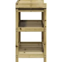 vidaXL plantebord med hylder 108x45x86,5 cm imprægneret fyrretræ - Planteborde