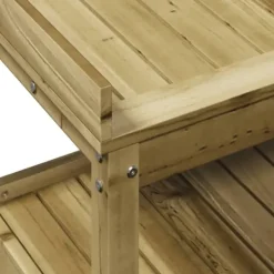 vidaXL plantebord med hylder 108x45x86,5 cm imprægneret fyrretræ - Planteborde