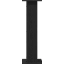 vidaXL Planteholder 2 pcs Sort eg 30 x 30 x 95 cm Konstrueret træ