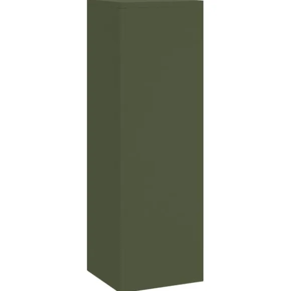 vidaXL Planteholdere 3 pcs Olivengrøn 24 x 24 x 75 cm Stål