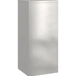 vidaXL Planteholdere 2 pcs Sølv 24 x 24 x 55 cm Rustfrit stål