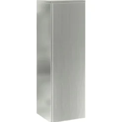 vidaXL Planteholdere 2 pcs Sølv 24 x 24 x 75 cm Galvaniseret stål