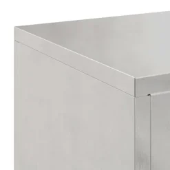 vidaXL Planteholdere 2 pcs Sølv 24 x 24 x 75 cm Rustfrit stål