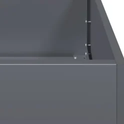 vidaXL plantekasse antracitgrå 200x40x40 cm koldvalset stål