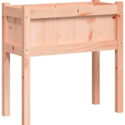 vidaXL plantekasse med ben 70x31x70 cm massivt douglasgran - Plantekrukker