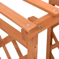 vidaXL plantekasse med espalier 49x39x117 cm fyrretræ - Plantekrukker