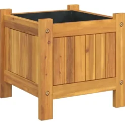 vidaXL plantekasse med for 31x31x30 cm massivt akacietræ - Plantekrukker