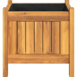 vidaXL plantekasse med for 31x31x30 cm massivt akacietræ - Plantekrukker