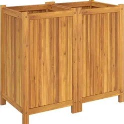 vidaXL plantekasse med for 84x42x75 cm massivt akacietræ - Plantekrukker