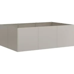 vidaXL plantekasse rustfarvet 120x80x40 cm forvitringsstål
