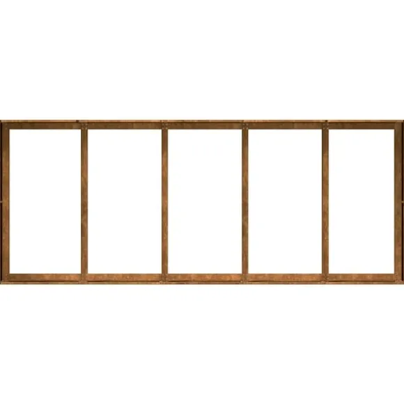 vidaXL plantekasse rustfarvet 200x80x40 cm forvitringsstål