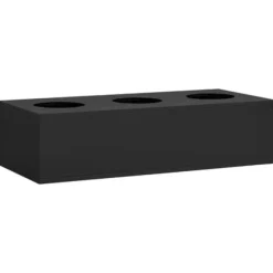 vidaXL plantekasse til kontor 90x40x23 cm stål antracitgrå - Plantekrukker