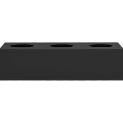 vidaXL plantekasse til kontor 90x40x23 cm stål antracitgrå - Plantekrukker