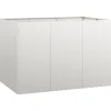 vidaXL plantekasse 120x80x80 cm rustfrit stål