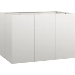 vidaXL plantekasse 120x80x80 cm rustfrit stål