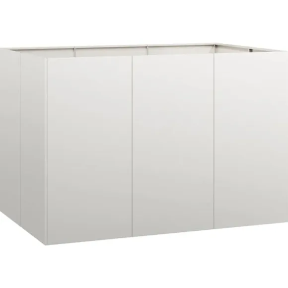 vidaXL plantekasse 120x80x80 cm rustfrit stål