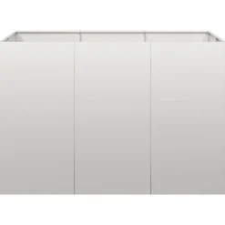 vidaXL plantekasse 120x80x80 cm rustfrit stål