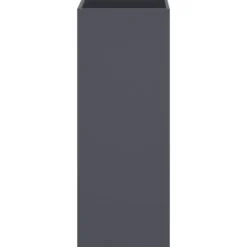 vidaXL plantekasse 32x29x75 cm koldvalset stål antracitgrå - Plantekrukker