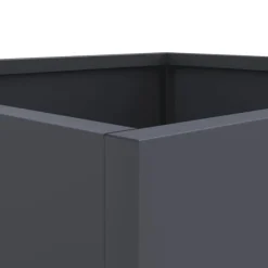 vidaXL plantekasse 32x29x75 cm koldvalset stål antracitgrå - Plantekrukker