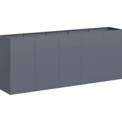 vidaXL plantekasse 200x40x80 cm koldvalset stål antracitgrå