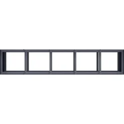vidaXL plantekasse 200x40x80 cm koldvalset stål antracitgrå