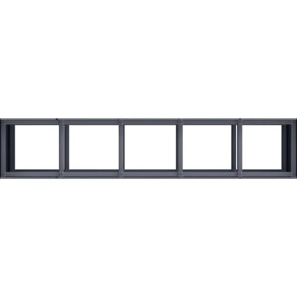 vidaXL plantekasse 200x40x80 cm koldvalset stål antracitgrå