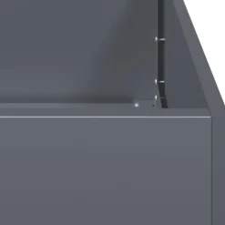 vidaXL plantekasse 200x40x80 cm koldvalset stål antracitgrå