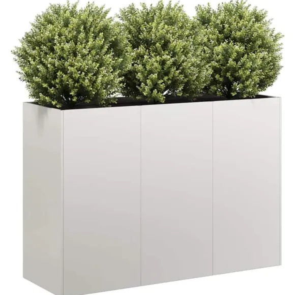 vidaXL plantekasse 120x40x80 cm rustfrit stål
