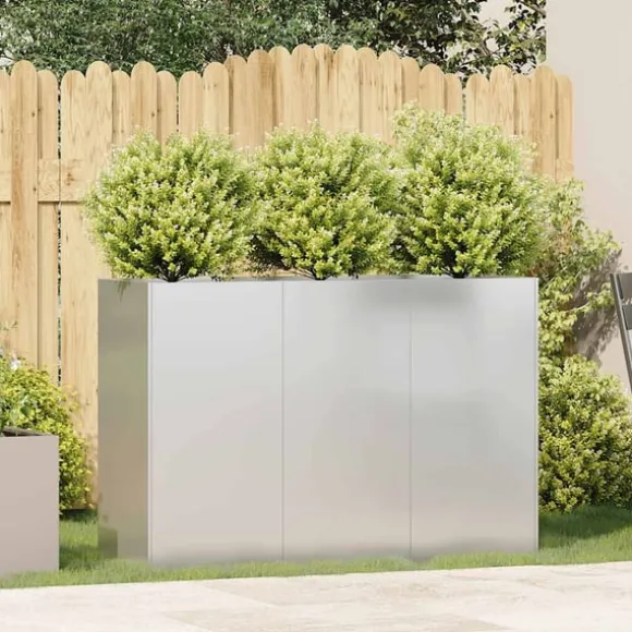 vidaXL plantekasse 120x40x80 cm rustfrit stål