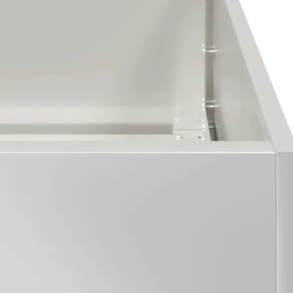 vidaXL plantekasse 120x40x80 cm rustfrit stål