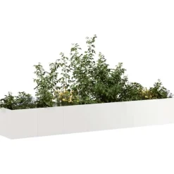 vidaXL plantekasse 280x40x40 cm rustfrit stål
