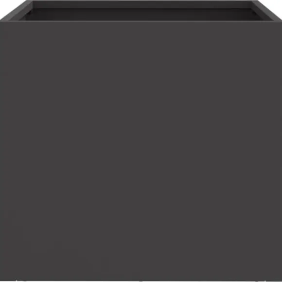 vidaXL plantekasser 2 stk. 32x30x29 cm koldvalset stål sort - Plantekrukker