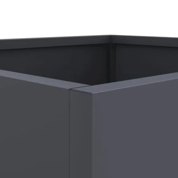 vidaXL plantekasser 2 stk. 49x47x46 cm koldvalset stål antracitgrå - Plantekrukker
